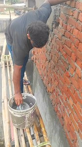 Wall Curing #plaster #construction #building #reels #trending #plastering #ruralconstruction | Rural Construction