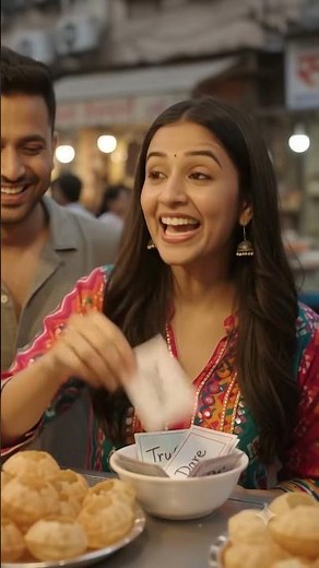 😂 Truth or Dare Pani Puri Challenge | Funny Acting & Unexpected Answer! | Street Food #TruthOrDare