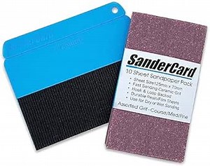 Hand Sander | Ultra-Thin Shape | Unique Sanding Action | Includes 10 Sheet Sandpaper Pack | Fits 70mm x 125mm (2.8'' x 4.92'') Sanding Block Sheets or Cut from 2-3/4'' Rolls