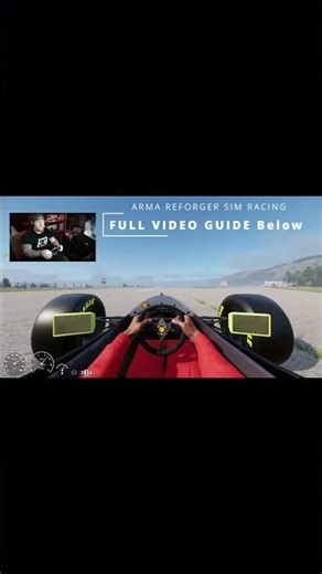 ARMA REFORGER SIM RACING SET UP #shorts #armareforger #simracing