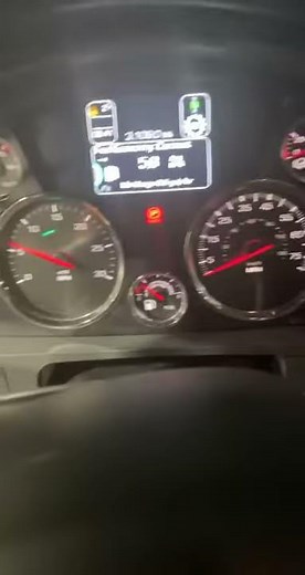 Kenworth T680 2021 dashboard light went blank