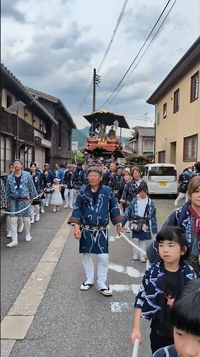 2026大工町祭屋台修復記念【もわっと姿を現す屋台の姿が好き】 #ユネスコ無形文化遺産 #村上大祭♯瀬波大祭