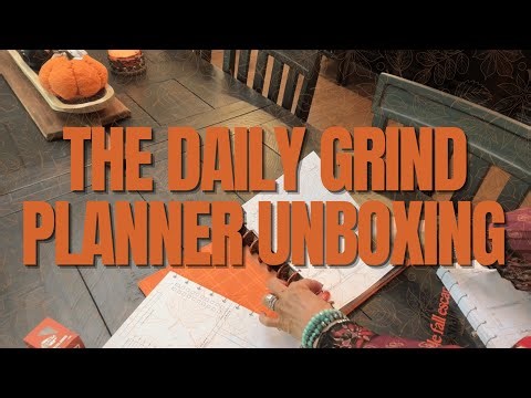 The Daily Grind Planner Unboxing & Setup Cozy Fall Journaling & Planning System
