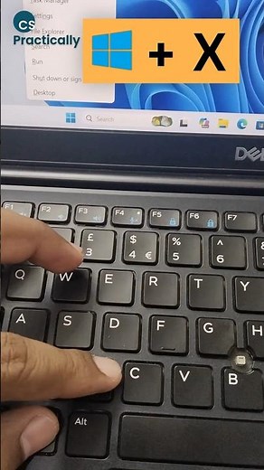 Windows 11 Shutdown Shortcut Key | Restart PC Without Mouse ⚡ #Shorts #windows