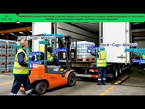 CAMSENTRA AI: Automated PPE Detection for Industrial Safety Compliance