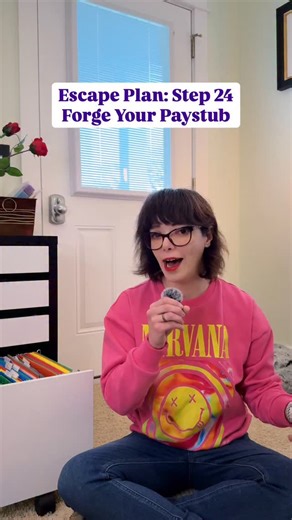 Dr. Ruth | That Was Abuse on Instagram: "Never thought I’d make a video about that time I committed paystub forgery but here we are 🤷‍♀️ Abusive partners are masters at creating urgency. And when they do, a plan that felt “safe-ish” quickly becomes a crisis. My ex asked for my paystubs for a home equity loan. One of them showed the secret allotment I’d JUST started. I couldn’t NOT send him the paystubs and I couldn’t let him see the allotment. Survival in these situations means making the best