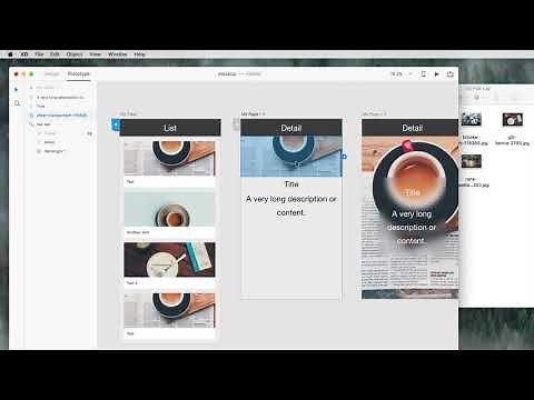 Adobe XD - Linking Artboards