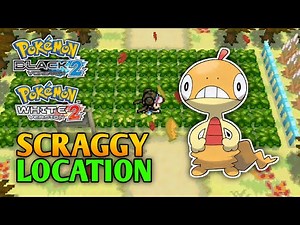 How To Catch Scraggy In Pokemom Black 2 & White 2 | Unova Pokedex