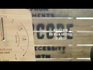 Northcore Bamboo Tide Clock