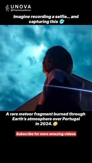 The Moment a Meteor Exploded Over Europe 🥶☄️