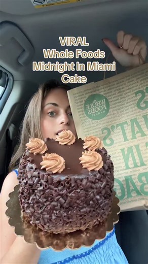 What’s your favorite dessert from Whole Foods? 🌙🍫 #wholefoods #wholefoodscake #wholefoodsbakery #midnightinmiami #cake | Sarah Margaret Eats