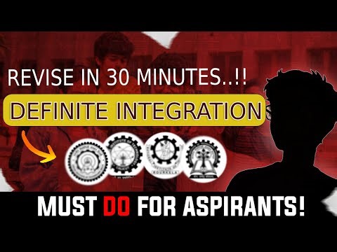 Definite Integration Full Revision in 30 Minutes | All Concepts & Formulas | JEE Mains + Advanced
