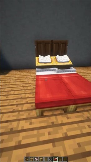 Minecraft Realistic Bed Build 🛌