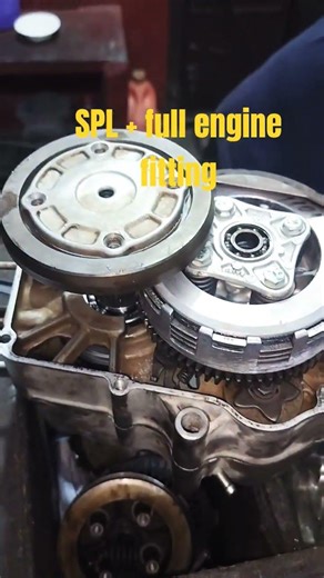 Splendor Plus full engine fitting