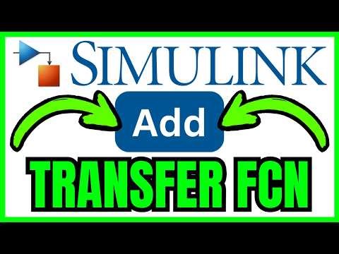 How To ADD TRANSFER FUNCTION In Simulink (QUICK & EASY) 2026