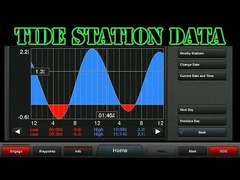 How To Read Tide Station Data On A Garmin Marine GPS