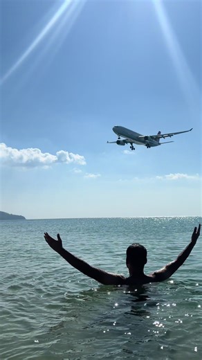 Turkish Airlines Airbus A330-343 Landing Phuket Airport Mai Khao Beach #phuket #thailand #fly #airplane #keşfet