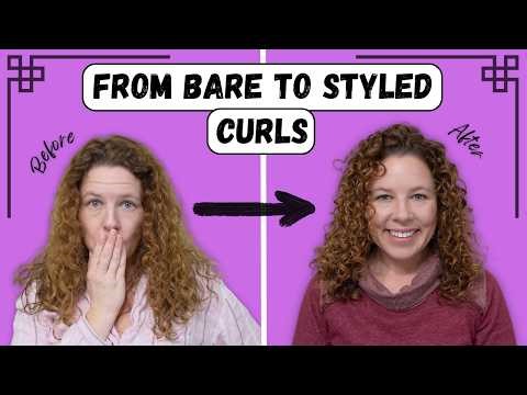 Naked Curls | HUGE TRANSFORMATION | styling routine to get more definition |