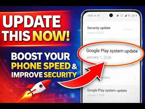 Update This Now! Fix Slow Android & Boost Security Instantly
