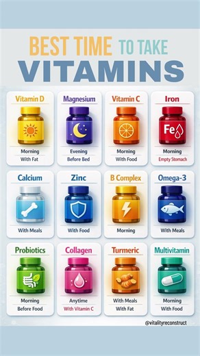 Best Time to Take Vitamins