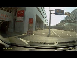 【前面展望】関西国際空港 立体駐車場（P2駐車場）