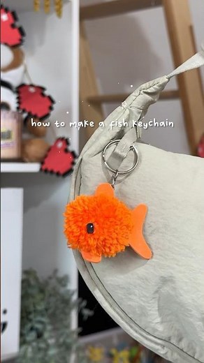 EASY diy fish keychain 🐠