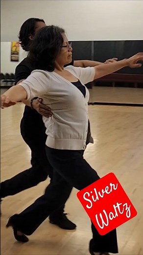 Silver American Smooth Waltz #basics #waltz #dancing #dance #americansmooth