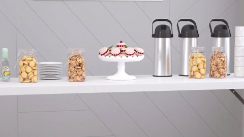 Flash Furniture Kathryn 6' Rectangular Plastic Folding Training Table, Black