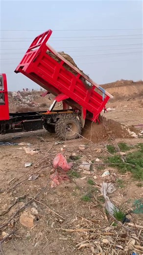 Shengwo Four-Wheeled Agricultural Vehicle | Dump Truck for Mountain Transport #earthopstv #viral
