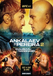 UFC 320: Ankalaev vs. Pereira 2 streaming online