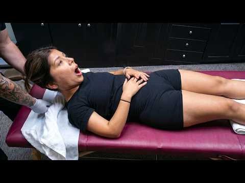RELEASING Her TIGHTEST RIBS & SI Joint | EXTREME ASMR Chiropractic Relief
