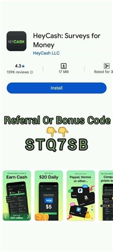 hey cash bonus code | referral code