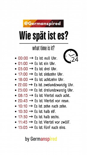 111K views · 1.6K reactions | Germans often use the 24-hour format in...