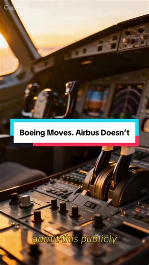 Thrust levers. Same job. Completely different philosophy. On Airbus, autothrust changes engine power — but the levers don’t move. They’re mode selectors. On Boeing, the autothrottle physically moves the levers. You see the power change. Airbus: “Trust the system.” Boeing: “Watch it happen.” So which feels safer? #facts #airbusvsboeing #aviationfacts #flightdeck #avgeek