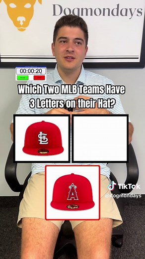 Two MLB Teams with 3 Letters on Their Standard Hats