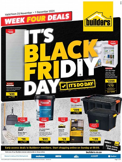 Black Friday Deals 2024 at Builders Warehouse