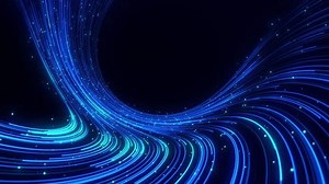 Data sorting. Abstract digital background. Big data visualization. 4k animation. 3d rendering.