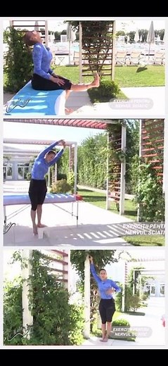 Nervul sciatic. Exerciții/ameliorarea durerii. Sciatic nerve. Exercises for reducing pain/#shorts