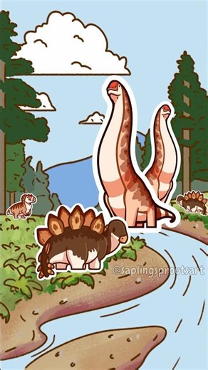 Dinosaurs Doing Dinosaur Things