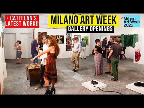 MILANO ART WEEK! EXPLORING MILAN ART EXHIBITS DURING MILAN ART WEEK 2025! (4K)