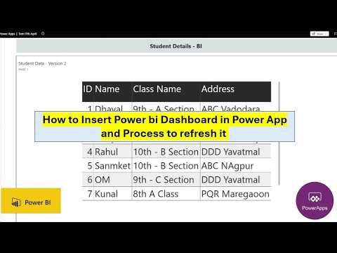 Embed Power BI Tile in Power Apps | Connect Dashboard & Auto Refresh Explained
