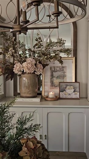 I'm not decorating for Spring yet but here's a styling idea using 2 of the new Hearth & Hand art pieces from Target. I love this little burlap lemon painting for the spring and summer to complete a simple, pretty vignette. Also, the wood base of the Studio Mcgee hurricane candle holder makes a pretty dish for any candle. @target #targethaul #targetfinds #homedecor #homeinspo #neutralaesthetic