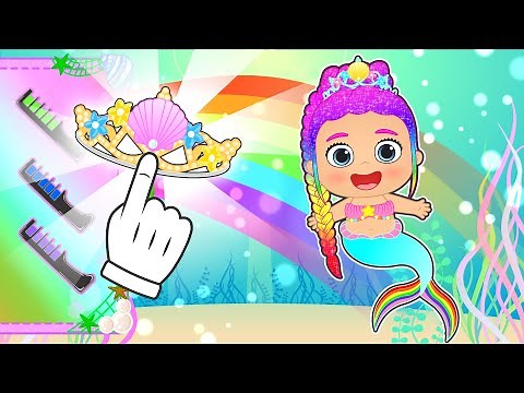 BABIES ALEX AND LILY 🧜‍♀️🌈 The Story of The Rainbow Princess Mermaid