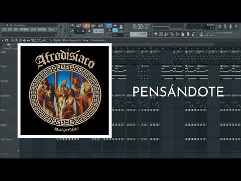 Rauw Alejandro, Tainy - Pensándote | FL Studio Instrumental Remake