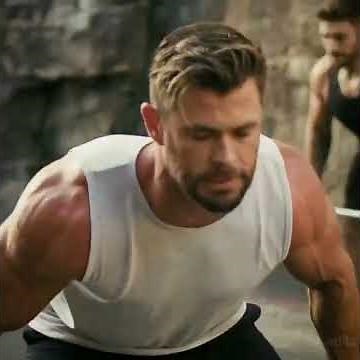 Thor/Chris-Hemsworth/mass workout/video/for love and thunder