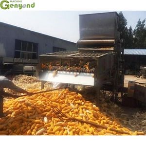 [Hot Item] 2025 Industrial Maize Peeling Machine Big Capacity Sweet Corn Peeler Machine