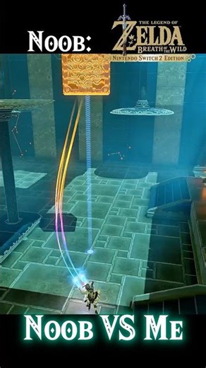 Noob VS Pro in Zelda Breath of the Wild #zelda #zeldabotw #botw #switch2 #nintendoswitch