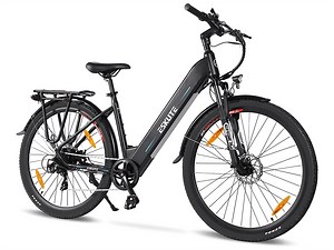 Polluno City E-bike mit Heckmotor 522Wh - 28 Zoll - Eskute EU