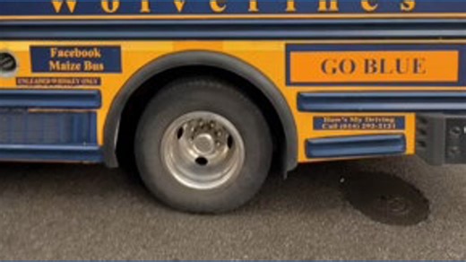 Epic Michigan fan bus rolls into Indy with next level Final Four energy