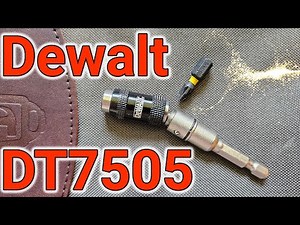 Dewalt pivoting bit Holder review DT7505